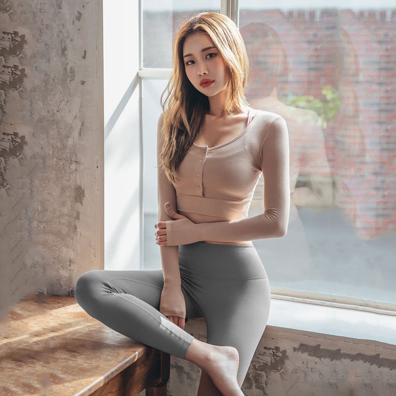 Ladies' Long Sleeve Top for Sports, Running & Yoga