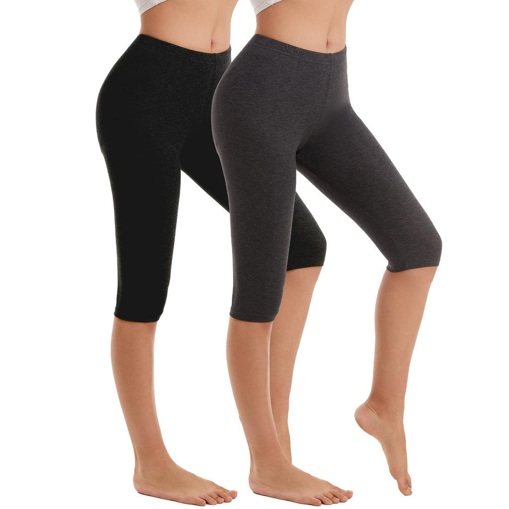 Soft Stretch Knee-Length Under-Dress Leggings