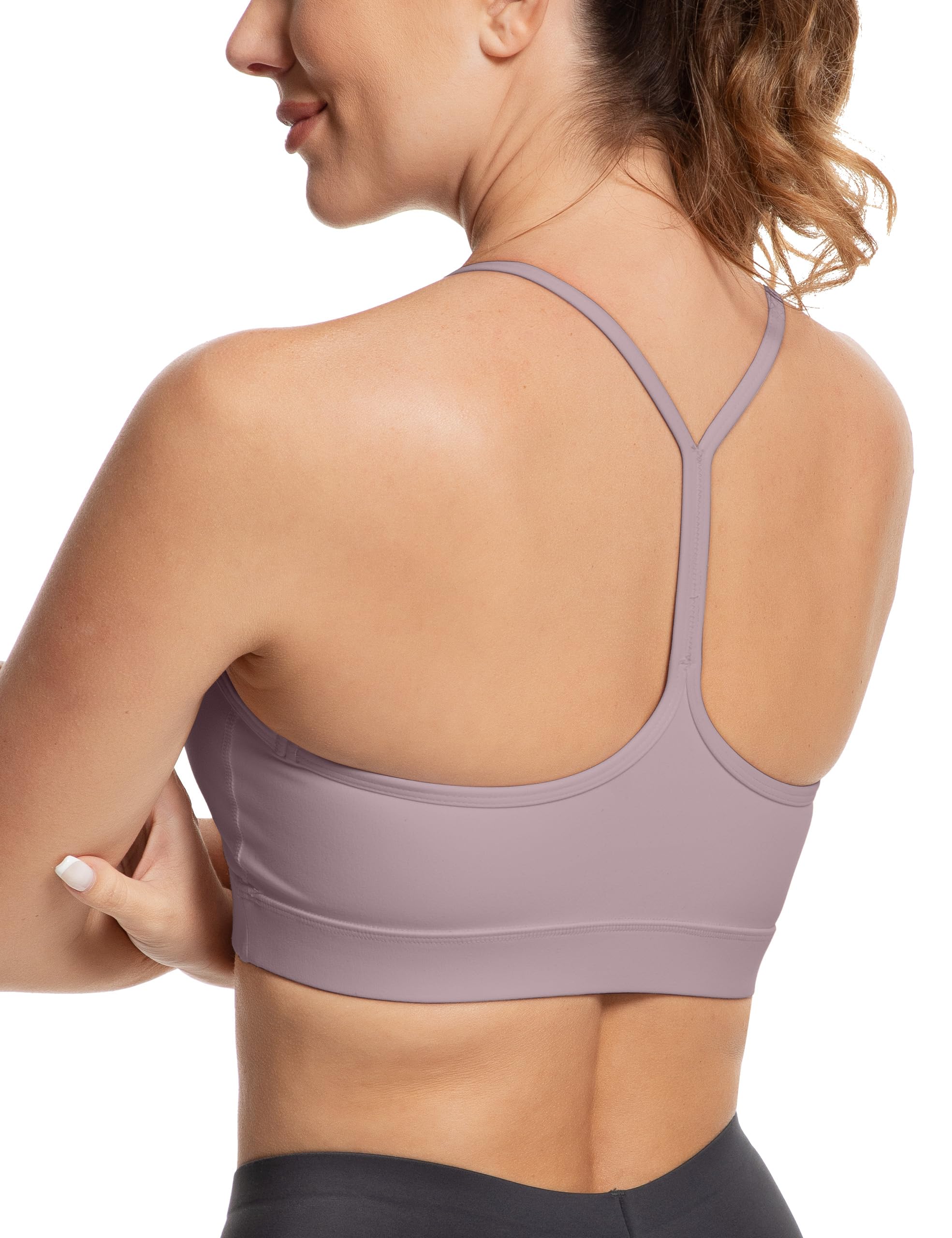 Y-Back Padded Racerback Sports Bra