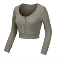 Ladies' Long Sleeve Top for Sports, Running & Yoga