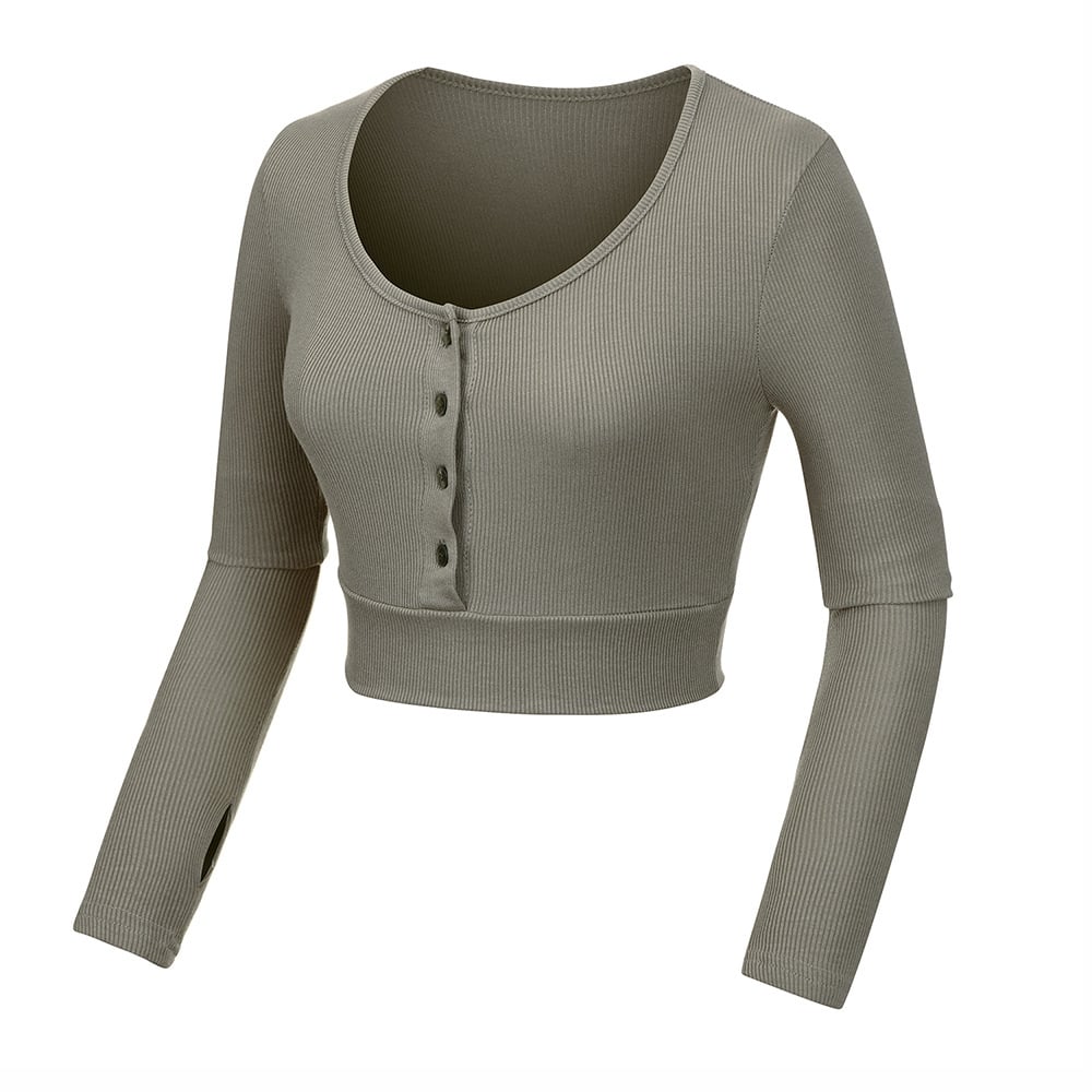 Ladies' Long Sleeve Top for Sports, Running & Yoga