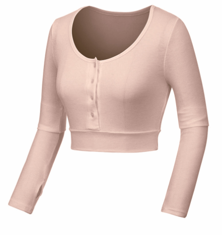 Ladies' Long Sleeve Top for Sports, Running & Yoga