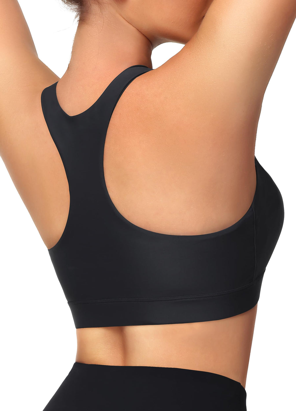 Racerback Swim Bra Top with Removable Padding