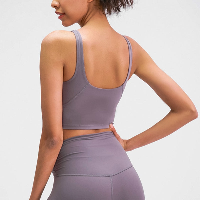 High-Impact Racerback Sports Bra & Tank Top